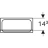 Шкаф боковой GEBERIT RENOVA NR.1 PLAN 869012000 40 см