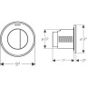 Смывная клавиша GEBERIT TYPE 10 116.042.21.1 хром глянец